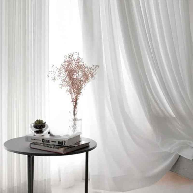 Rideau voilage blanc