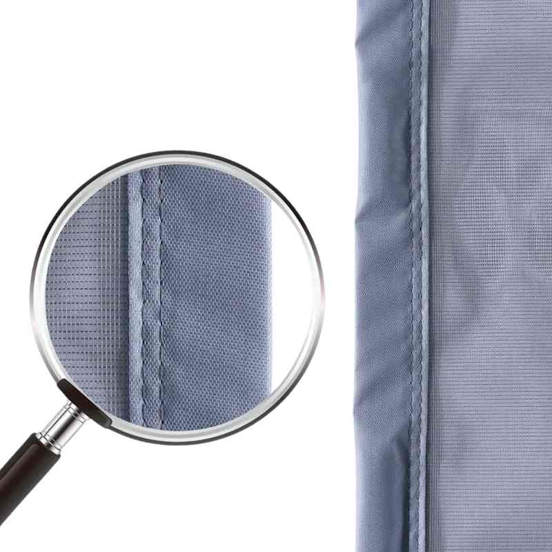 moustiquaire à bords gris pour porte-fenêtre