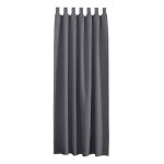 Rideau solaire extérieur Gris / 135x215cm / Pattes velcro