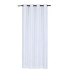 Voilage d'extérieur Blanc / 132x213cm / Pattes velcro