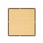 Voile d'ombrage 2x2 Beige / 2mx2m / Œillets en laiton