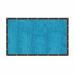 Voile d'ombrage anti uv Bleu / 3mx5m / Œillets en laiton