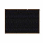 Voile d'ombrage pour serres Noir / 2mx4m